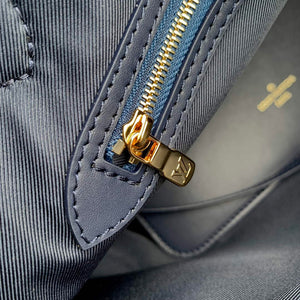 LV M22921 Louis Vuitton Neverfull MM Tote Bag Blue - Default Title - View 8