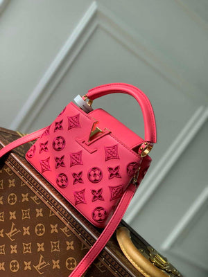 LV M22922 Louis Vuitton Capucines Mini Handbag Pink - Default Title - View 1