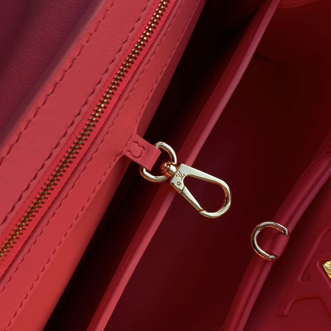 LV M22922 Louis Vuitton Capucines MM Handbag Pink - Default Title - View 8