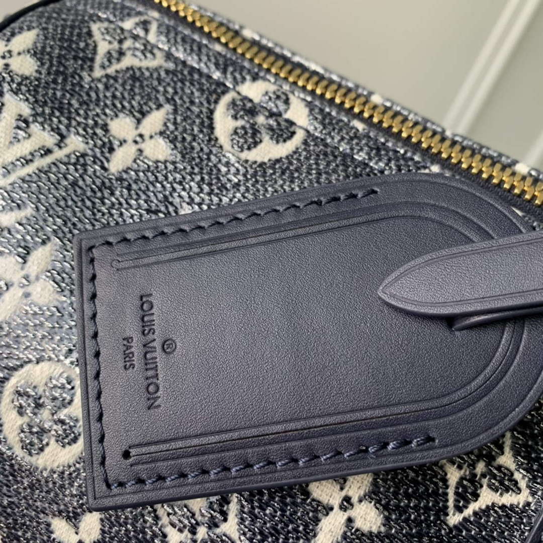 LV M22923 Louis Vuitton Keepall Bandouliere 45 Bag Blue