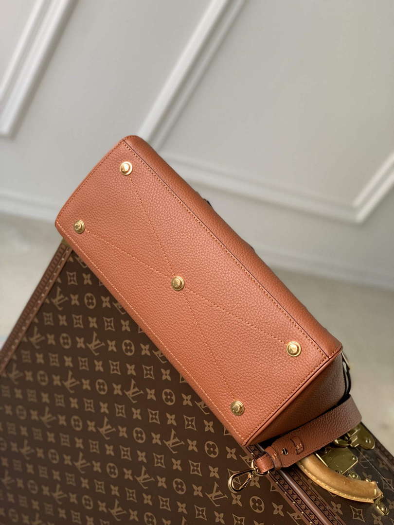 LV M22925 Louis Vuitton Lock It MM Bag Gold - Default Title - View 5
