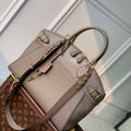 LV M22927 Louis Vuitton Lock It MM Bag Earth - Default Title - View 1