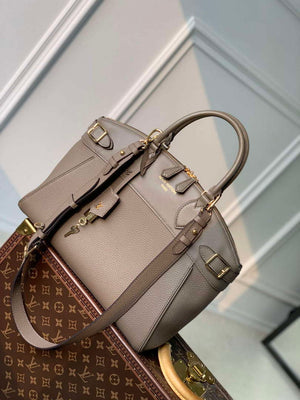 LV M22927 Louis Vuitton Lock It MM Bag Earth - Default Title - View 1