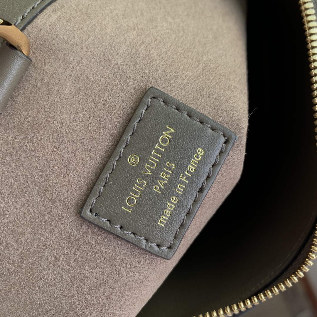 LV M22927 Louis Vuitton Lock It MM Bag Earth - Default Title - View 8
