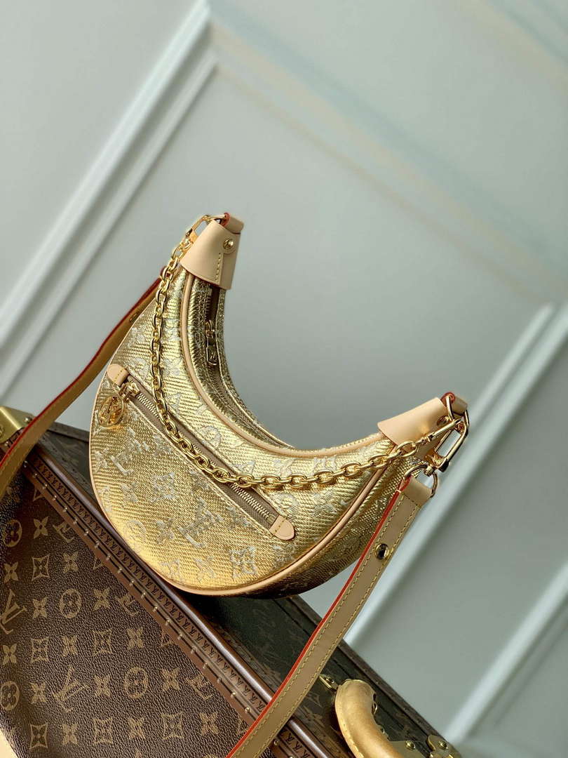 LV M22928 Louis Vuitton Loop PM Baguette Handbag Beige - Default Title - View 2