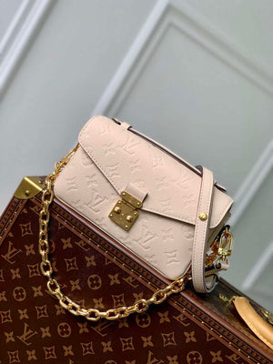 LV M22942 Louis Vuitton Pochette M¨¦tis East West Handbag Cr¨¨me Beige - Default Title - View 1