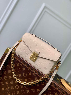 LV M22942 Louis Vuitton Pochette M¨¦tis East West Handbag Cr¨¨me Beige - Default Title - View 6