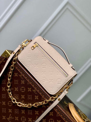 LV M22942 Louis Vuitton Pochette M¨¦tis East West Handbag Cr¨¨me Beige - Default Title - View 7