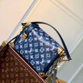 LV M22944 Louis Vuitton Side Trunk Handbag Blue - Default Title - View 1