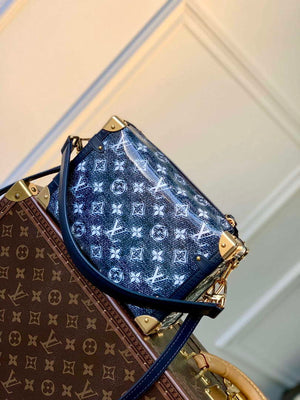 LV M22944 Louis Vuitton Side Trunk Handbag Blue - Default Title - View 2