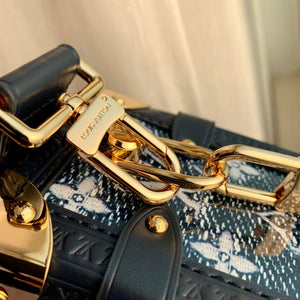 LV M22944 Louis Vuitton Side Trunk Handbag Blue - Default Title - View 6