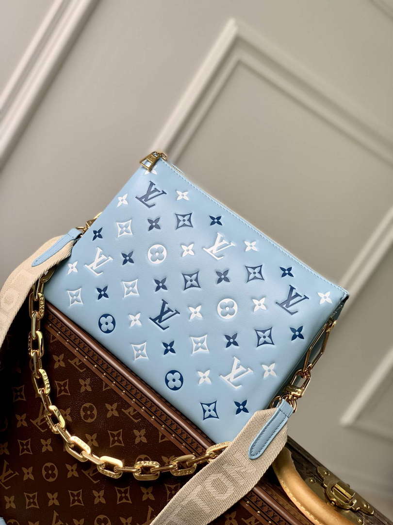 LV M22953 Louis Vuitton Coussin PM Tricolor Bag Blue - Default Title - View 1