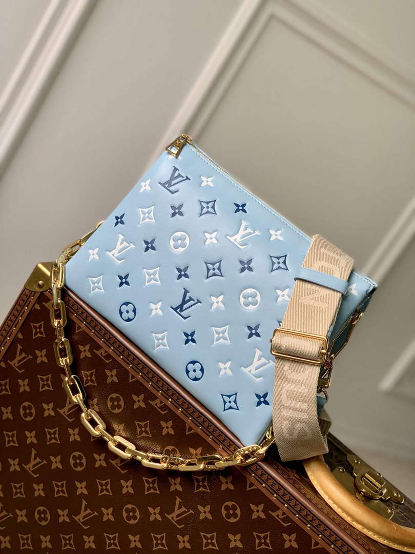 LV M22953 Louis Vuitton Coussin PM Tricolor Bag Blue - Default Title - View 2