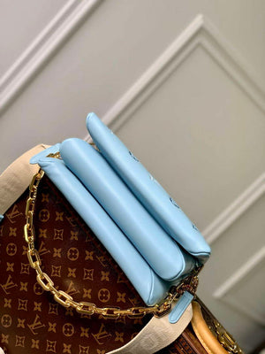 LV M22953 Louis Vuitton Coussin PM Tricolor Bag Blue - Default Title - View 4