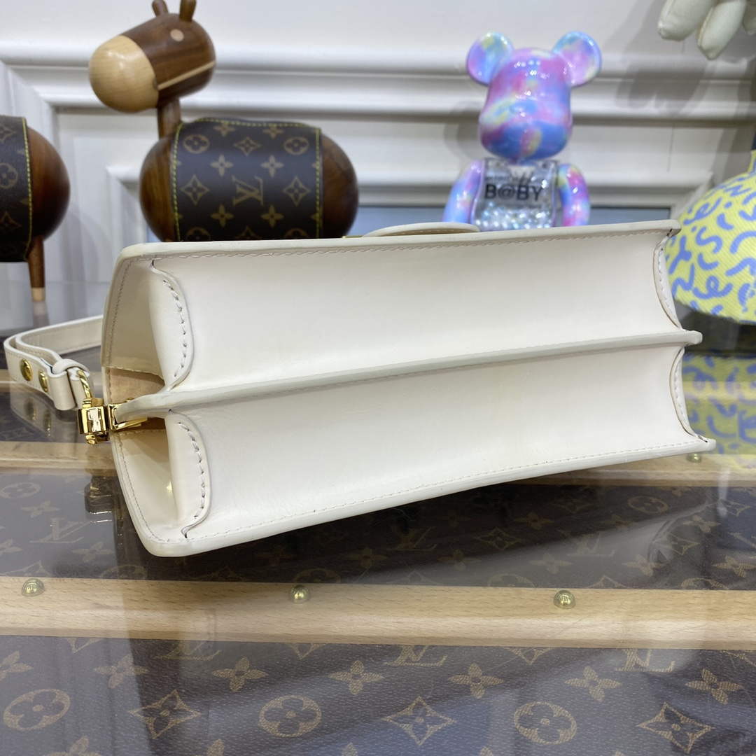 LV M22955 Louis Vuitton Dauphine East West Handbag Beige - Default Title - View 4