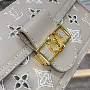 LV M22955 Louis Vuitton Dauphine East West Handbag Khaki - Default Title - View 5