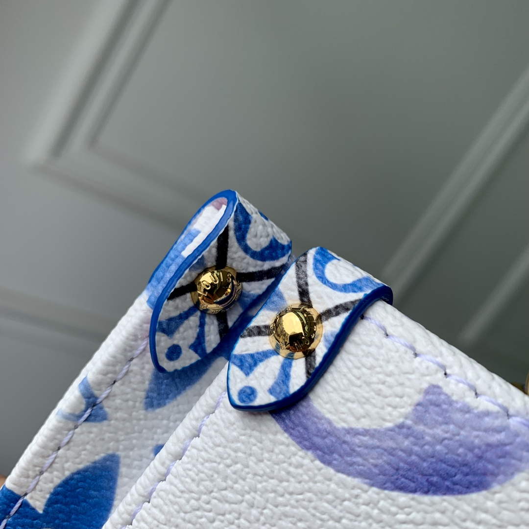 LV M22976 Louis Vuitton OnTheGo PM Handbag Blue - Default Title - View 5