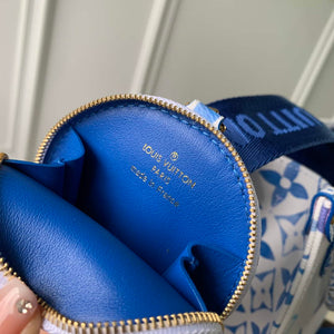 LV M22976 Louis Vuitton OnTheGo PM Handbag Blue - Default Title - View 9