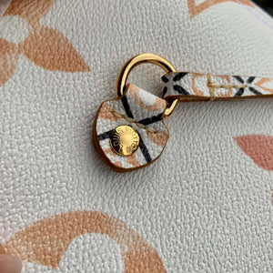 LV M22978 Louis Vuitton M22979 Neverfull MM Tote Bag Apricot - Default Title - View 6