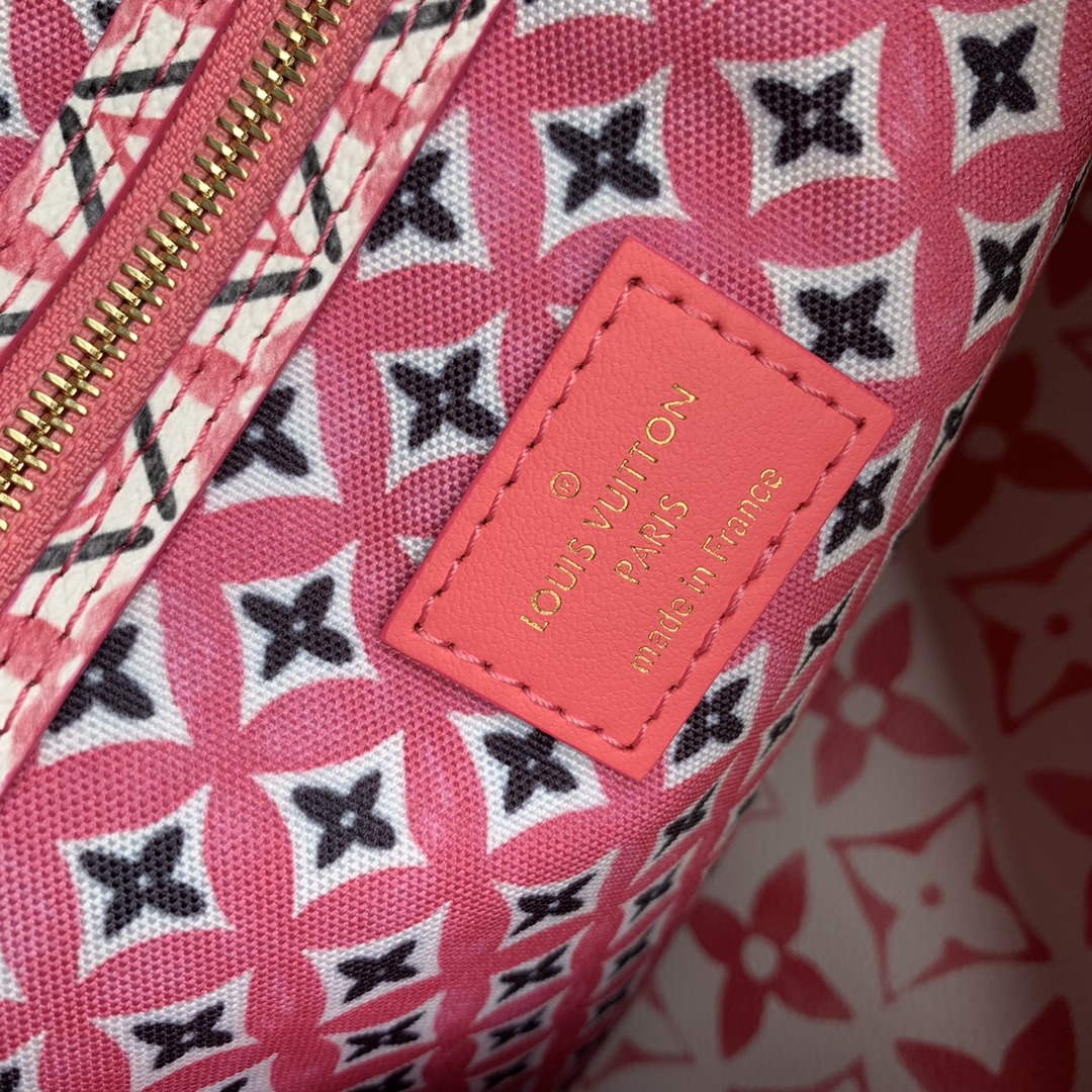 LV M22980 Louis Vuitton Neverfull MM Tote Bag Pink - Default Title - View 8
