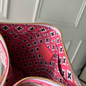 LV M22980 Louis Vuitton Neverfull MM Tote Bag Pink - Default Title - View 9