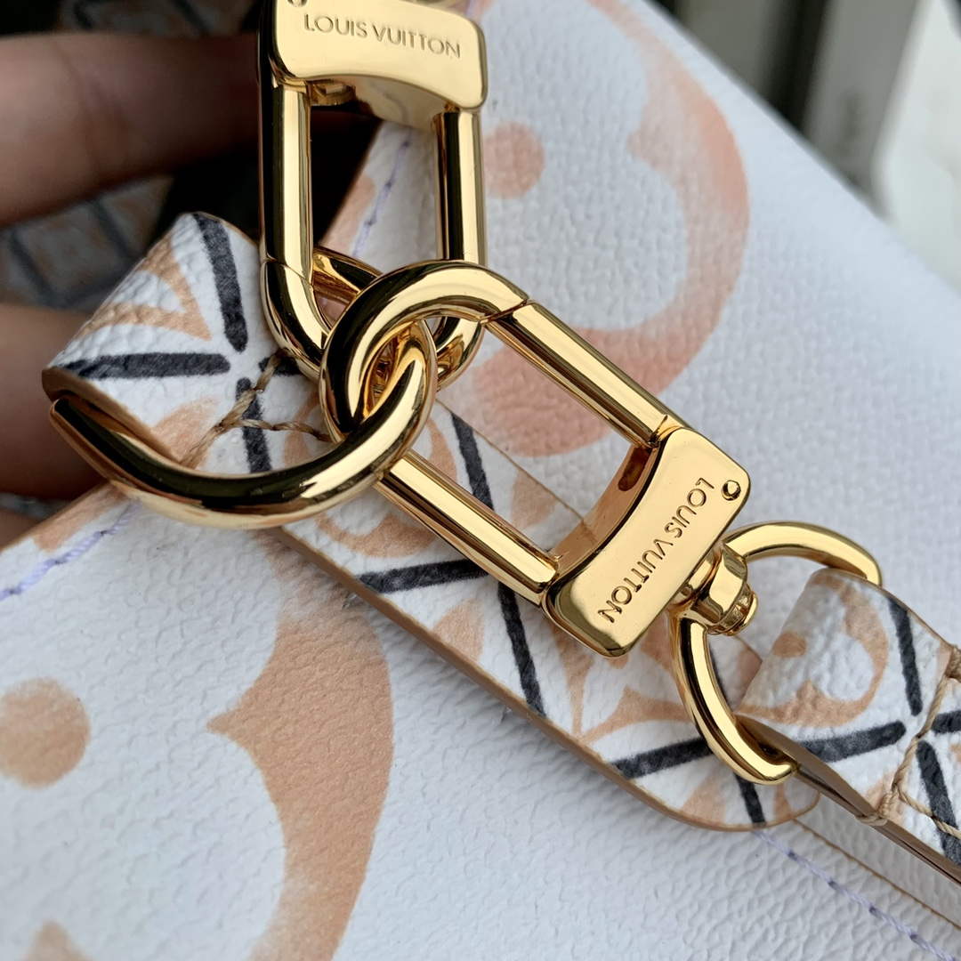 LV M22985 Louis Vuitton N¨¦ono¨¦ BB Bucket Bag Beige