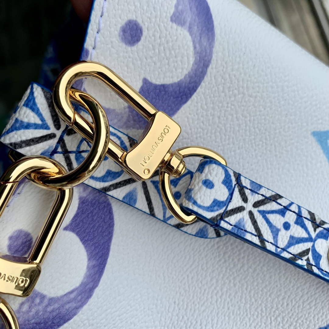LV M22986 Louis Vuitton N¨¦ono¨¦ BB Bucket Bag Bule