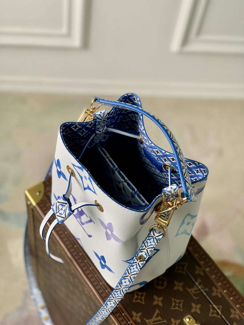 LV M22986 Louis Vuitton N¨¦ono¨¦ BB Bucket Bag Bule - Default Title - View 7