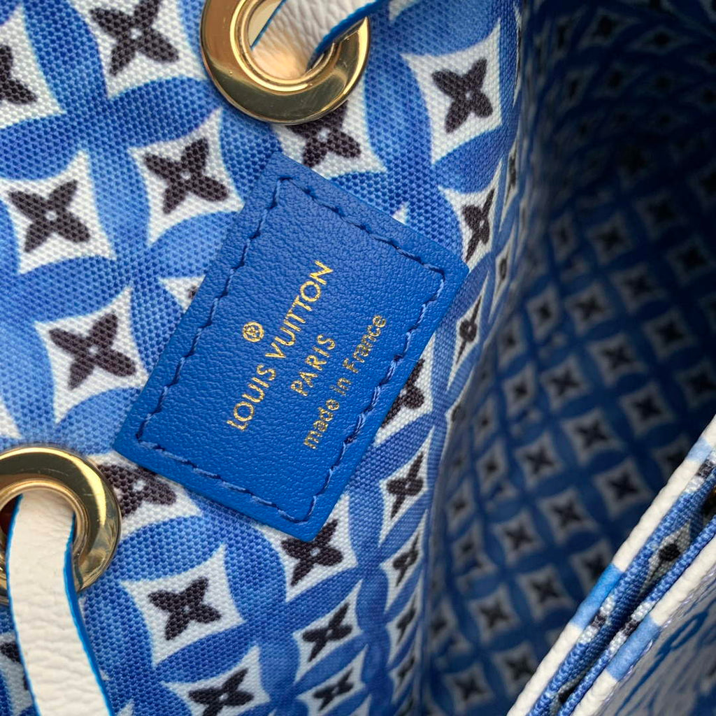 LV M22986 Louis Vuitton N¨¦ono¨¦ BB Bucket Bag Bule