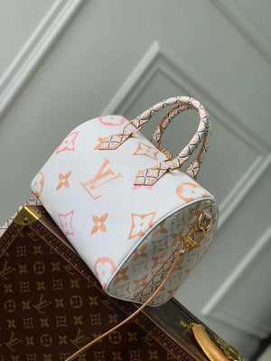 LV M22987 Louis Vuitton Speedy Bandouliere  25 Handbag Beige - Default Title - View 2