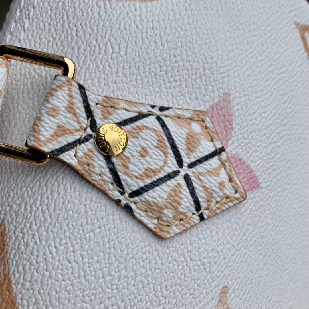 LV M22987 Louis Vuitton Speedy Bandouliere  25 Handbag Beige - Default Title - View 5