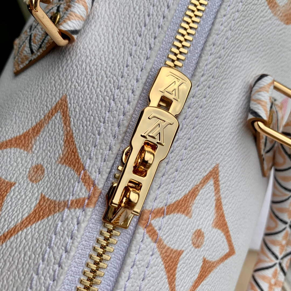 LV M22987 Louis Vuitton Speedy Bandouliere  25 Handbag Beige