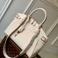 LV M23061 Louis Vuitton Lock It MM Bag Cr¨¨me Beige - Default Title - View 1