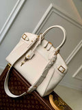 LV M23061 Louis Vuitton Lock It MM Bag Cr¨¨me Beige