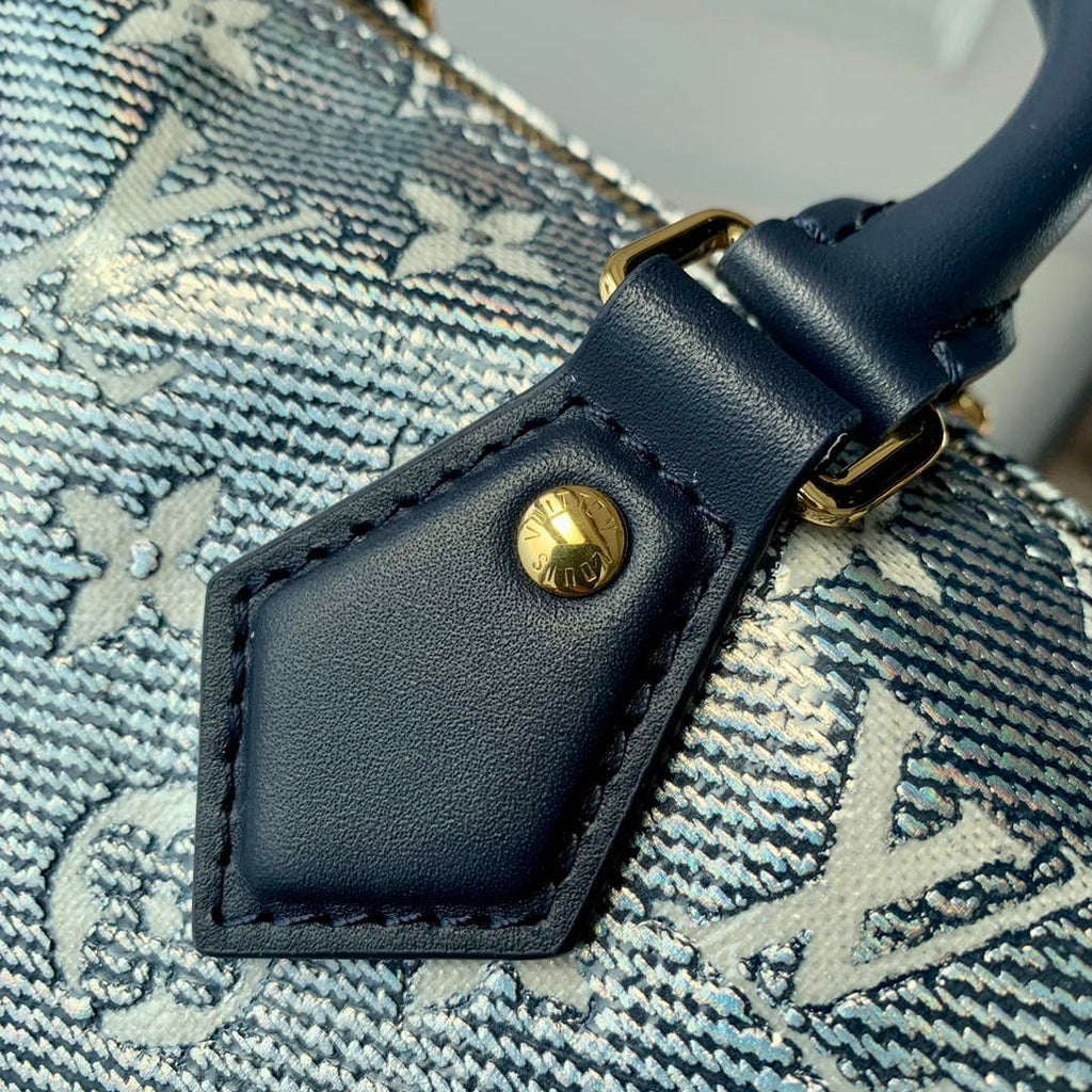 LV M23069 Louis Vuitton Speedy Bandouliere 20 Handbag Blue