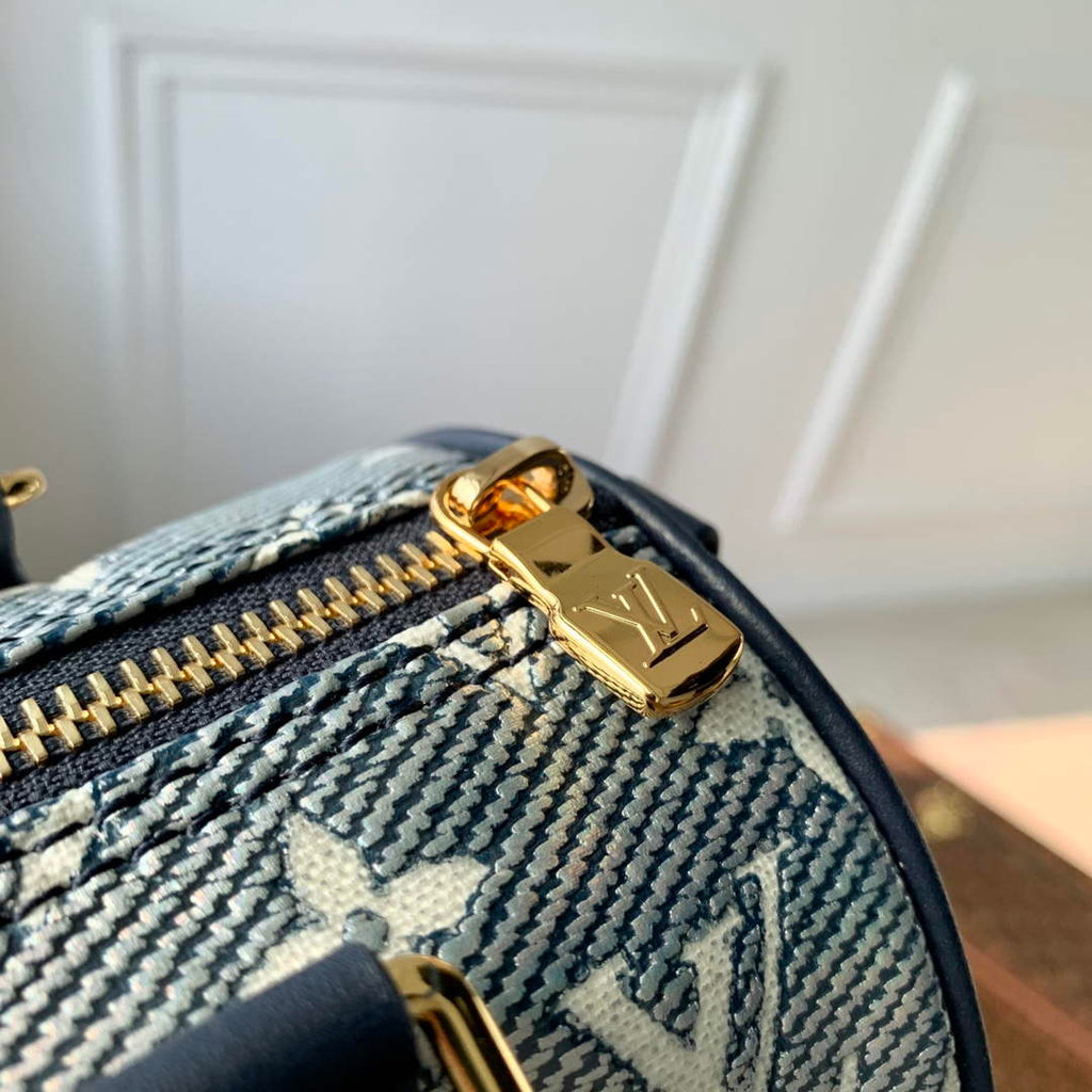 LV M23069 Louis Vuitton Speedy Bandouliere 20 Handbag Blue
