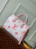 LV M23073 Louis Vuitton Speedy Bandouliere 25 Handbag Pink
