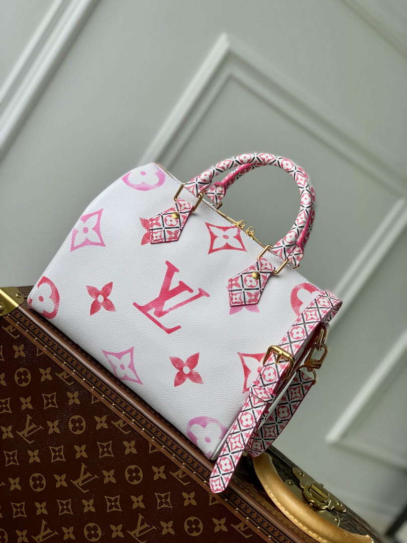 LV M23073 Louis Vuitton Speedy Bandouliere 25 Handbag Pink - Default Title - View 1