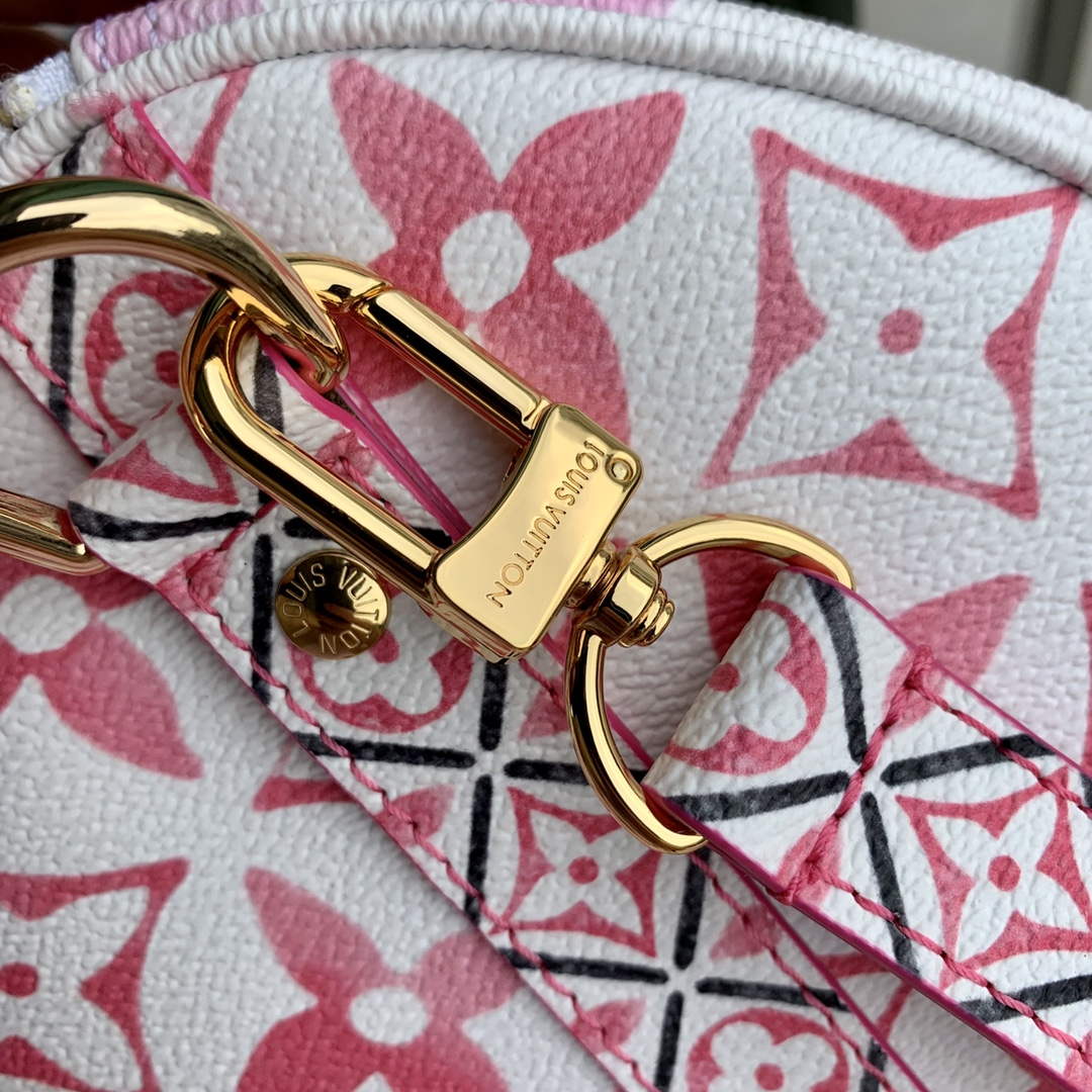 LV M23073 Louis Vuitton Speedy Bandouliere 25 Handbag Pink - Default Title - View 5