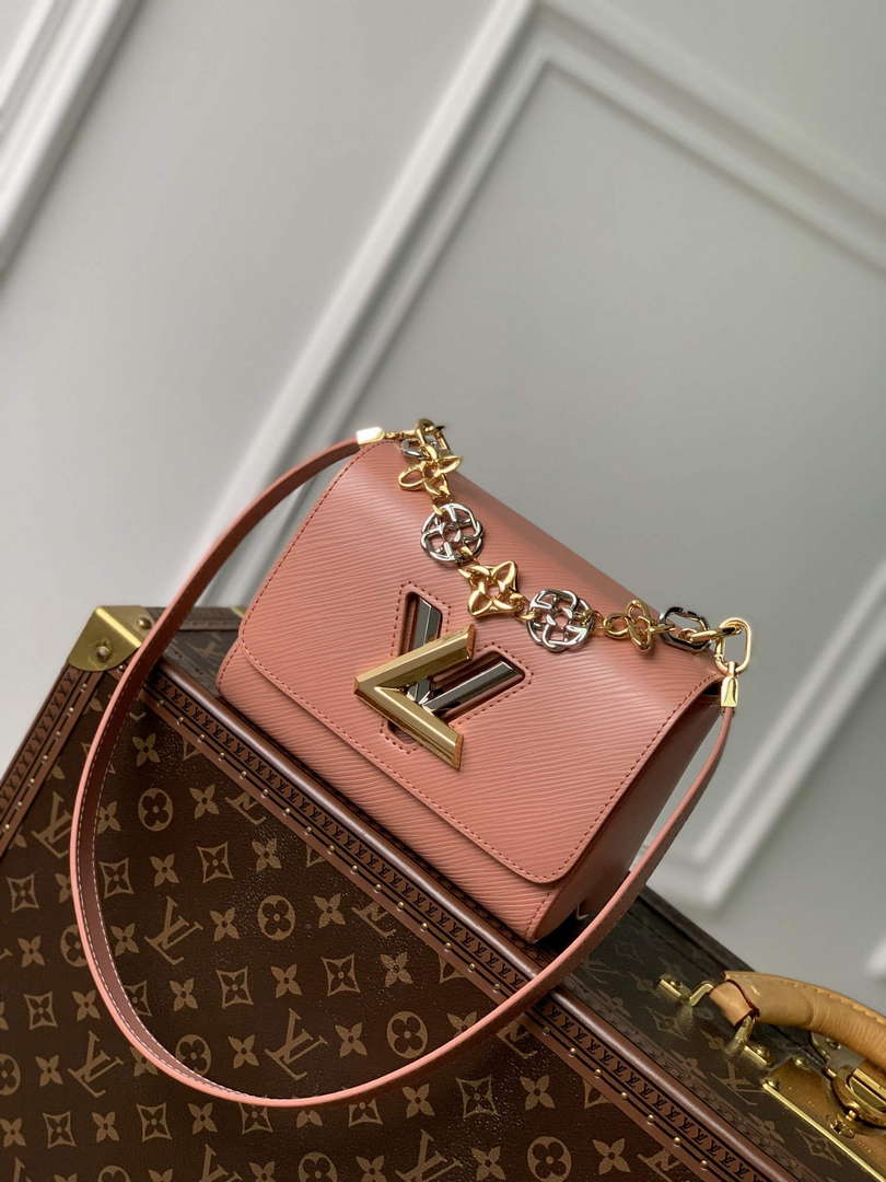 LV M23074 Louis Vuitton Twist PM Handbag Pink - Default Title - View 1
