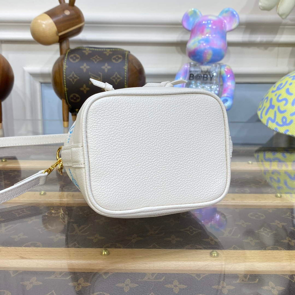 LV M23088 Louis Vuitton Nano No¨¦ Handbag Beige