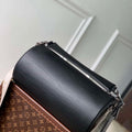 LV M23092 Louis Vuitton Soft Polochon Cross-body Bag Black - Default Title - View 1