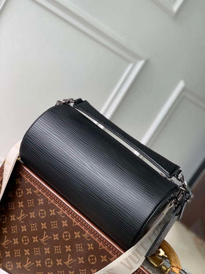 LV M23092 Louis Vuitton Soft Polochon Cross-body Bag Black - Default Title - View 1