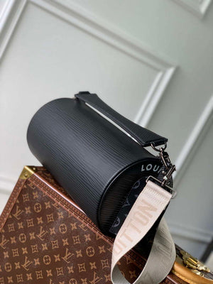 LV M23092 Louis Vuitton Soft Polochon Cross-body Bag Black - Default Title - View 3