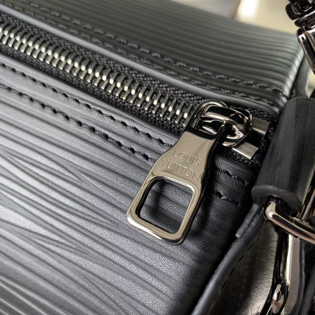 LV M23092 Louis Vuitton Soft Polochon Cross-body Bag Black - Default Title - View 6