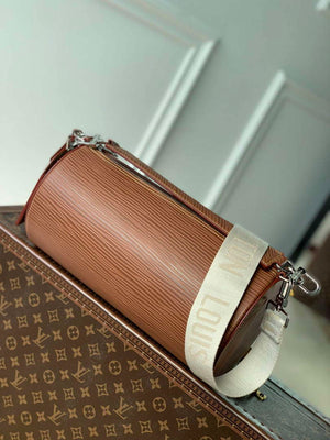 LV M23092 Louis Vuitton Soft Polochon Cross-body Bag Cognac - Default Title - View 2