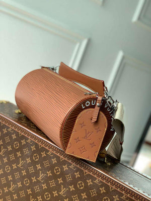 LV M23092 Louis Vuitton Soft Polochon Cross-body Bag Cognac - Default Title - View 3