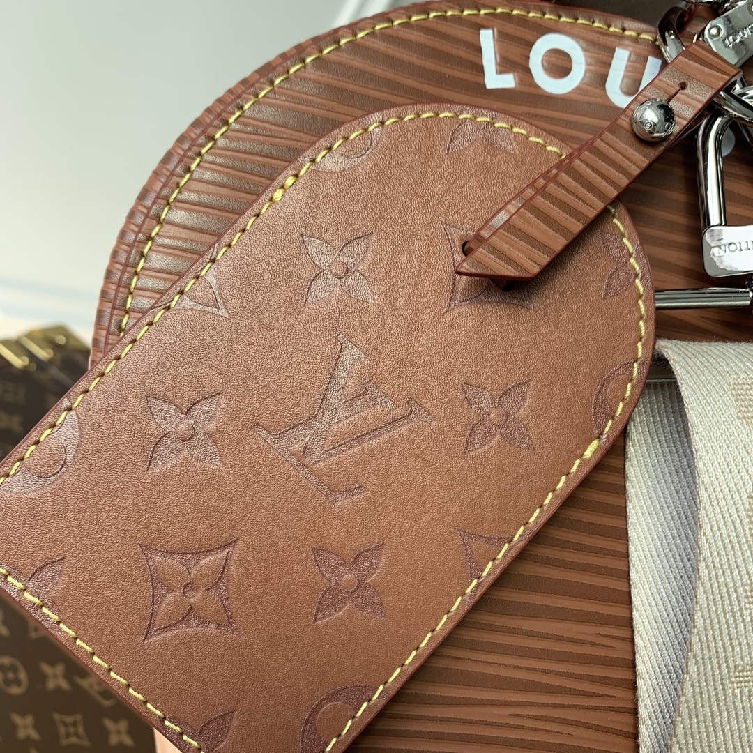 LV M23092 Louis Vuitton Soft Polochon Cross-body Bag Cognac - Default Title - View 5