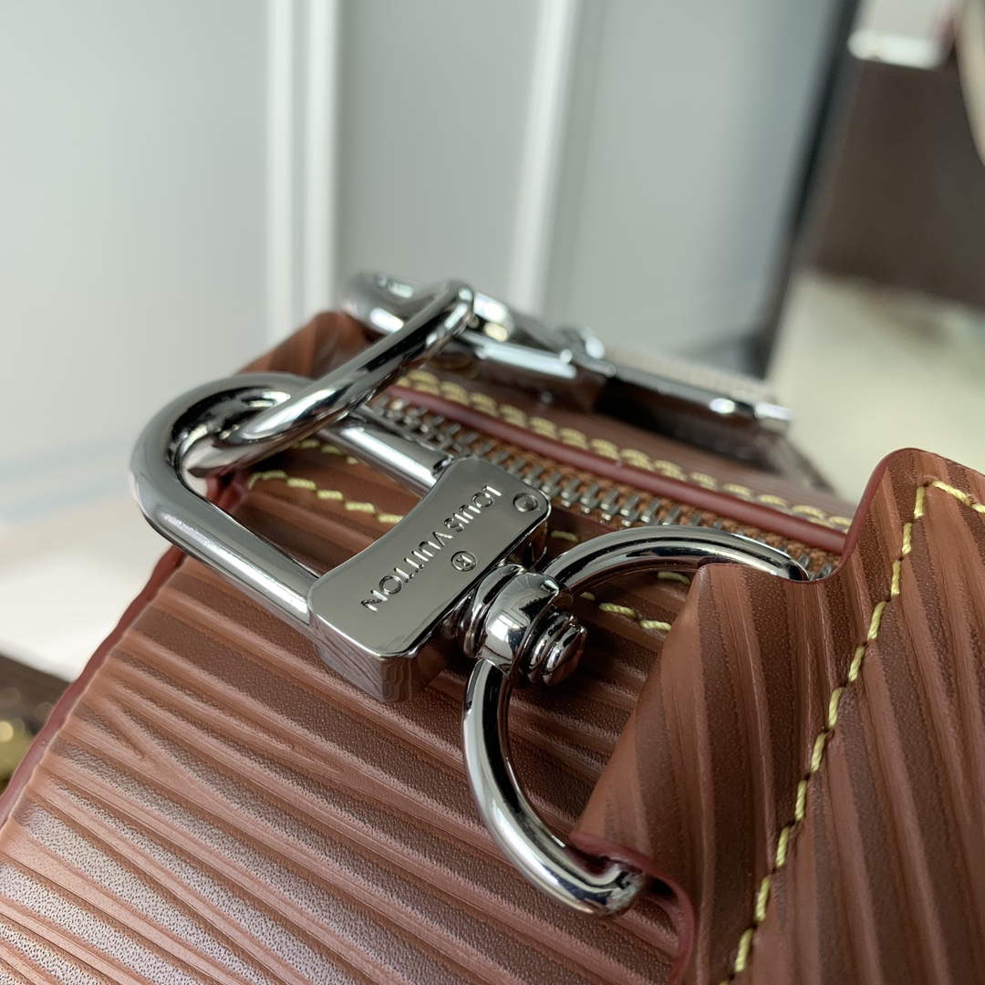 LV M23092 Louis Vuitton Soft Polochon Cross-body Bag Cognac - Default Title - View 6