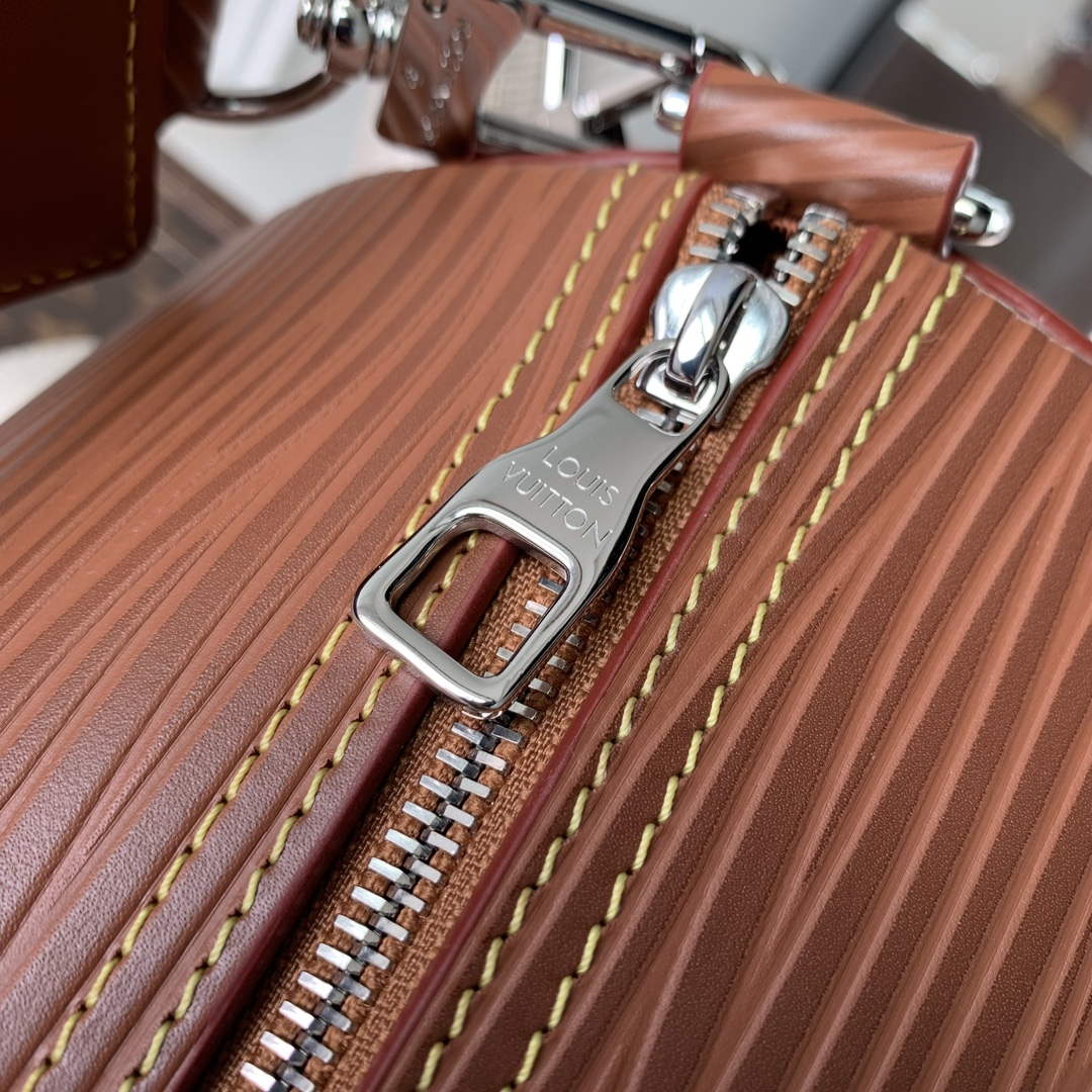 LV M23092 Louis Vuitton Soft Polochon Cross-body Bag Cognac - Default Title - View 8
